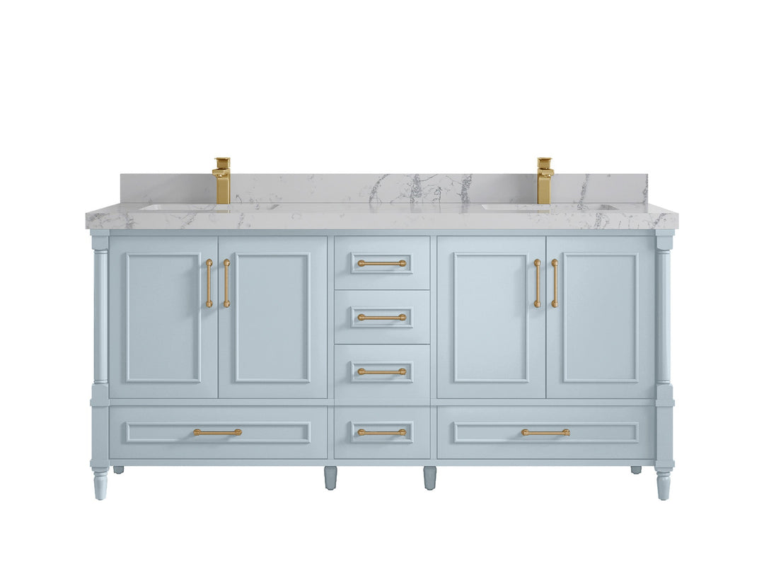 Aberdeen 72 in. W x 22 in. D Double Sink Bathroom Vanity
