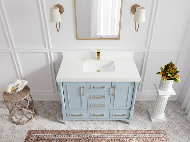 Aberdeen 42 in. W x 22 in. D Single Sink Bathroom Vanity - photo 44