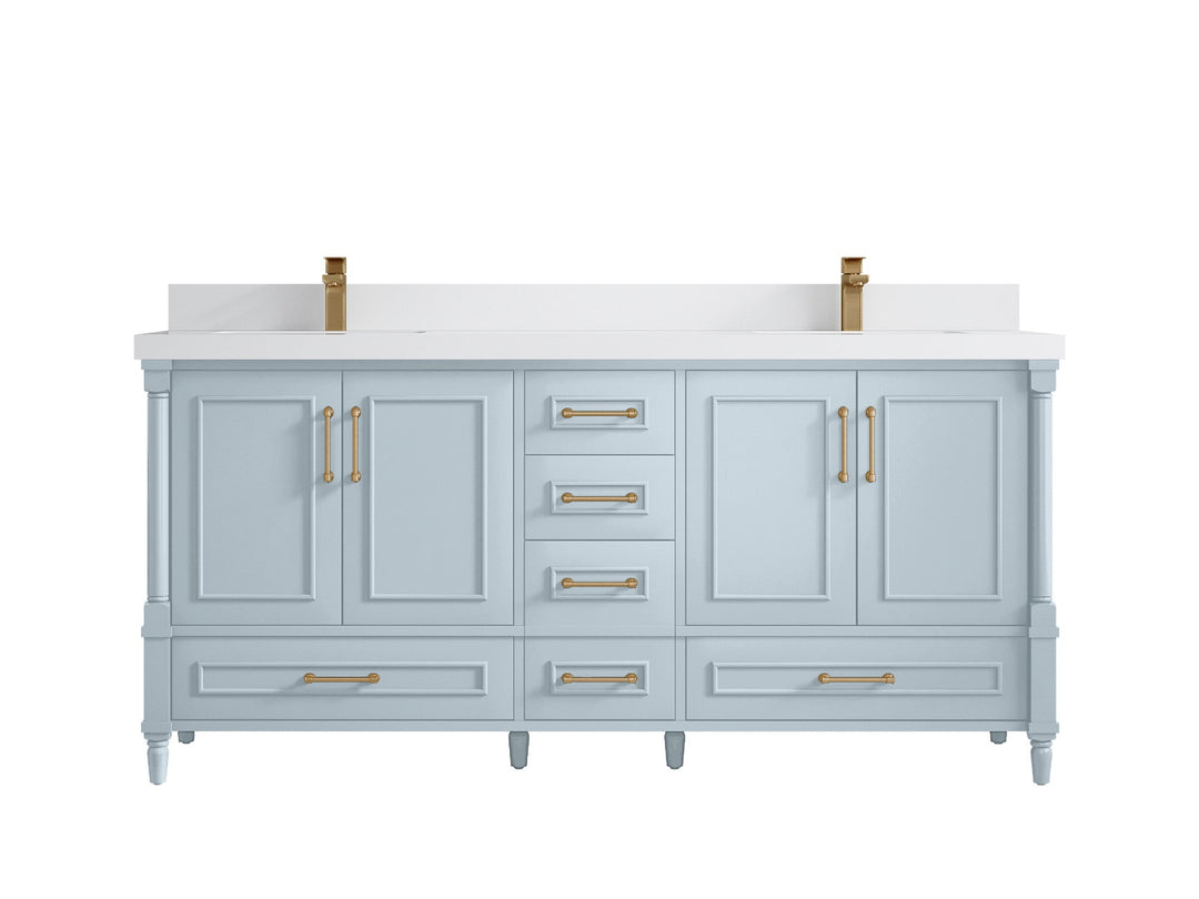 Aberdeen 72 in. W x 22 in. D Double Sink Bathroom Vanity