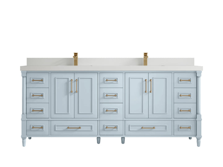 Aberdeen 80 in. W x 22 in. D Double Sink Bathroom Vanity - photo 45
