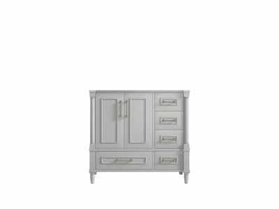 Aberdeen 36 in. W x 22 in. D Left Offset Sink Bathroom Vanity