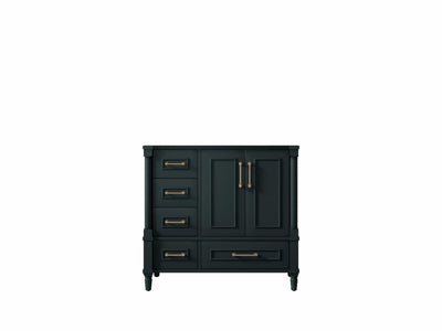 Aberdeen 36 in. W x 22 in. D Right Offset Sink Bathroom Vanity