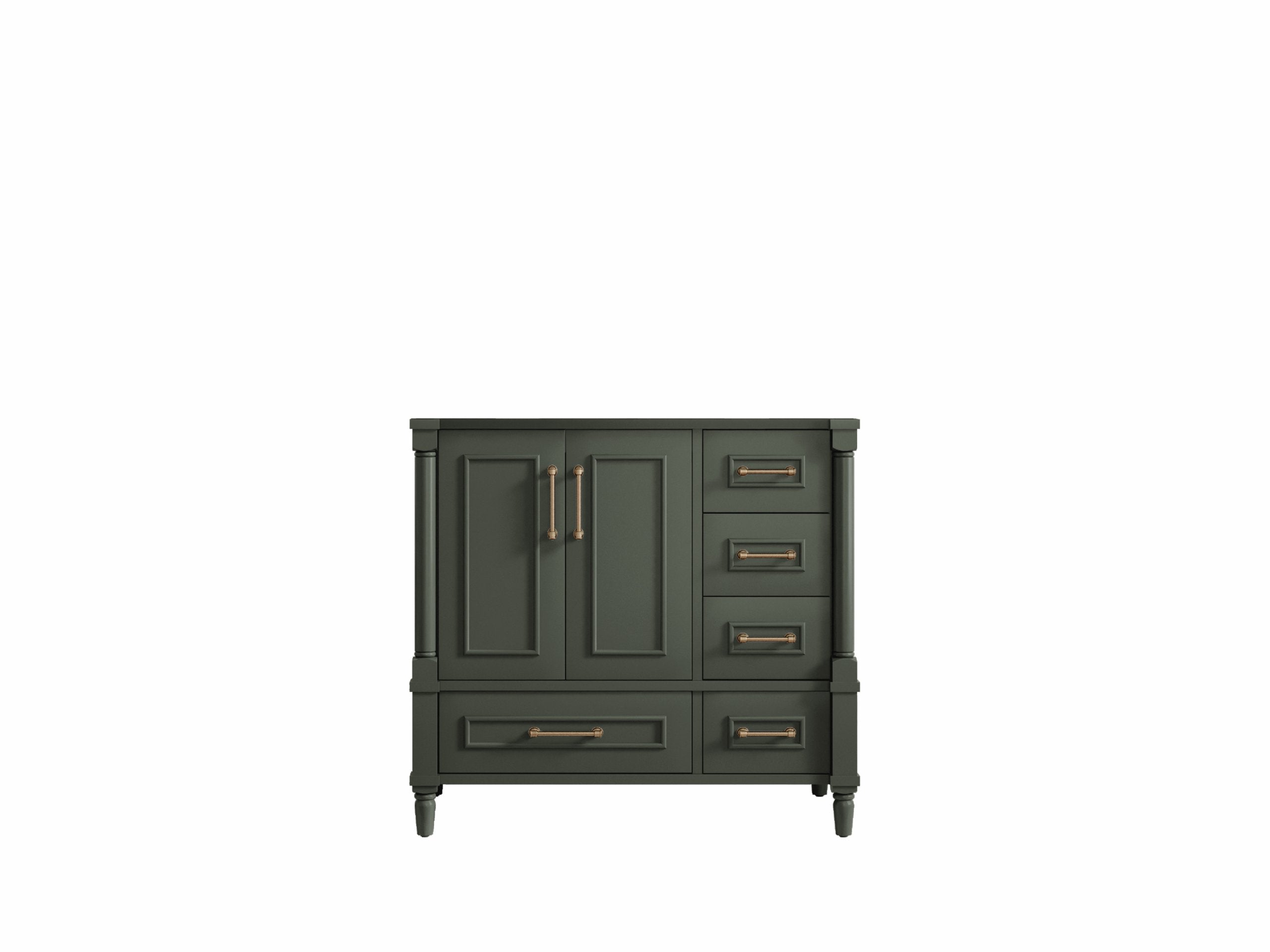 Aberdeen 36 in. W x 22 in. D Left Offset Sink Bathroom Vanity