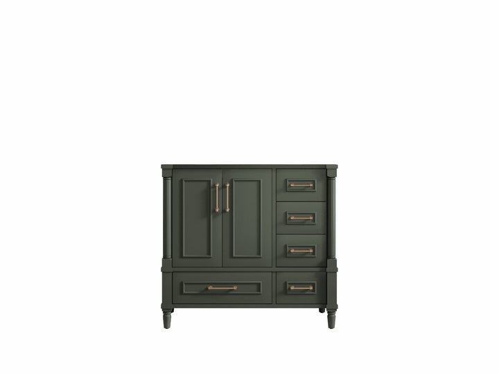 Aberdeen 36 in. W x 22 in. D Left Offset Sink Bathroom Vanity - photo 6
