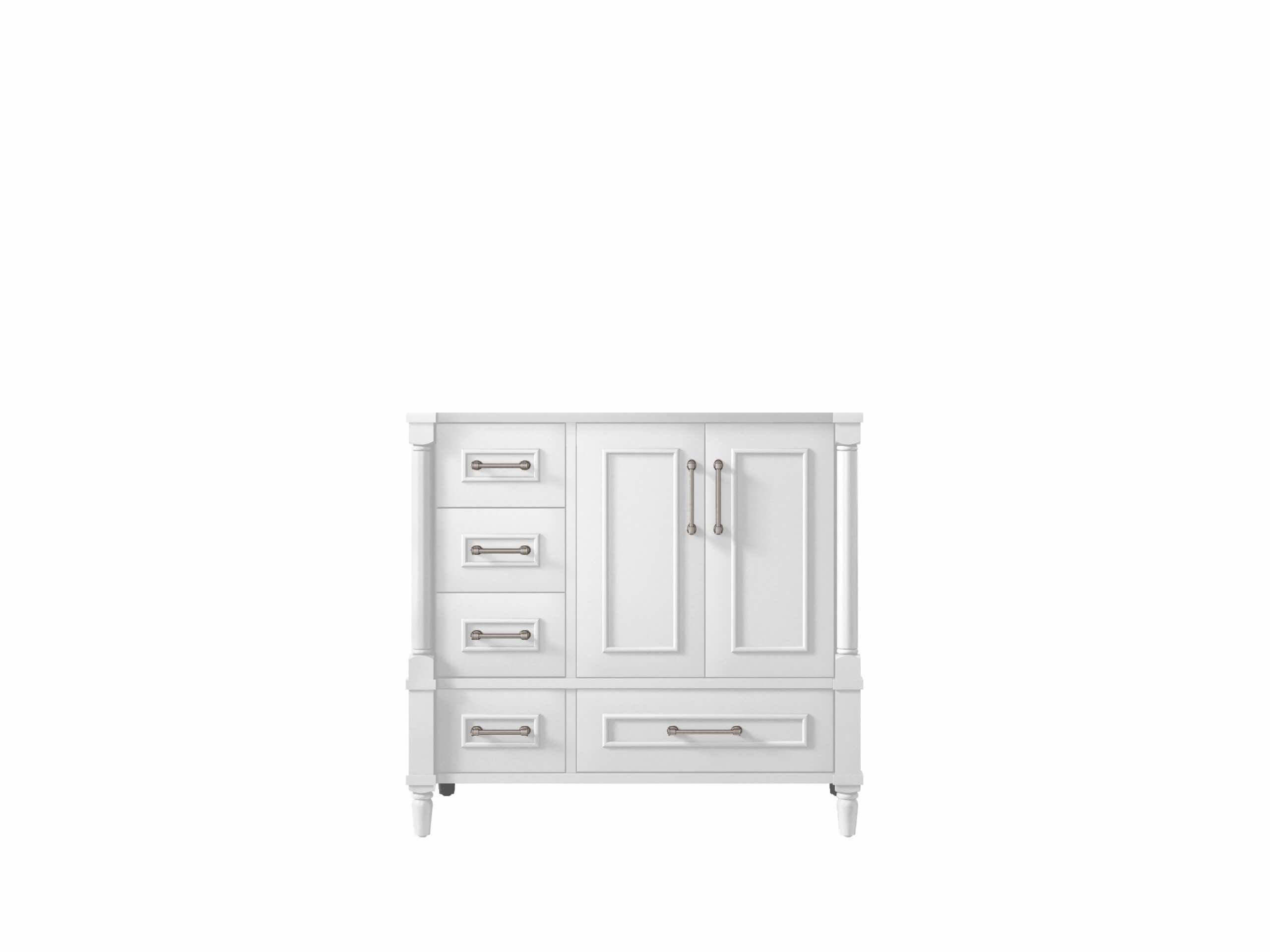 Aberdeen 36 in. W x 22 in. D Right Offset Sink Bathroom Vanity