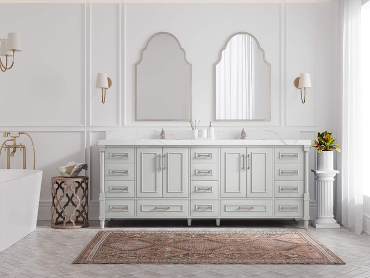 Aberdeen 84 in. W x 22 in. D Double Sink Bathroom Vanity - photo 4