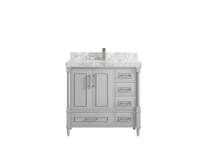 Aberdeen 36 in. W x 22 in. D Center Sink Bathroom Vanity - photo 18
