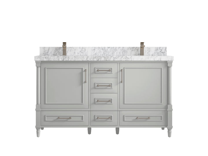 Aberdeen 60 in. W x 22 in. D Double Sink Bathroom Vanity - photo 8