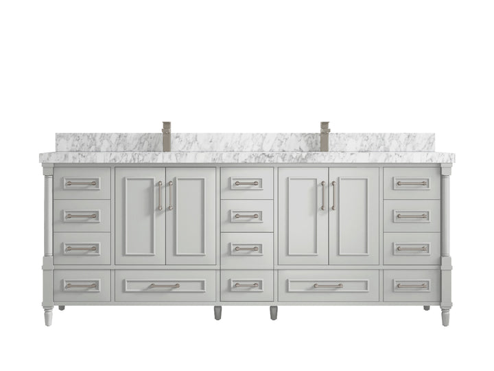 Aberdeen 84 in. W x 22 in. D Double Sink Bathroom Vanity - photo 18
