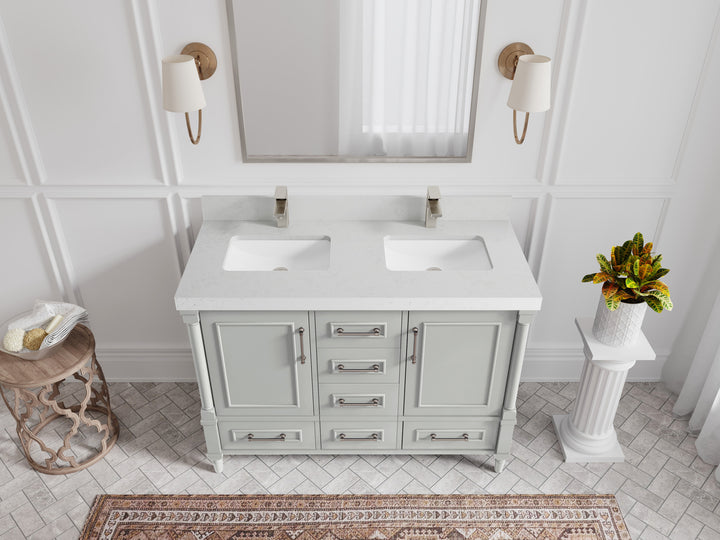 Aberdeen 48 in. W x 22 in. D Double Sink Bathroom Vanity - photo 11