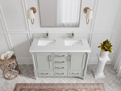 Aberdeen 48 in. W x 22 in. D Double Sink Bathroom Vanity - photo 14