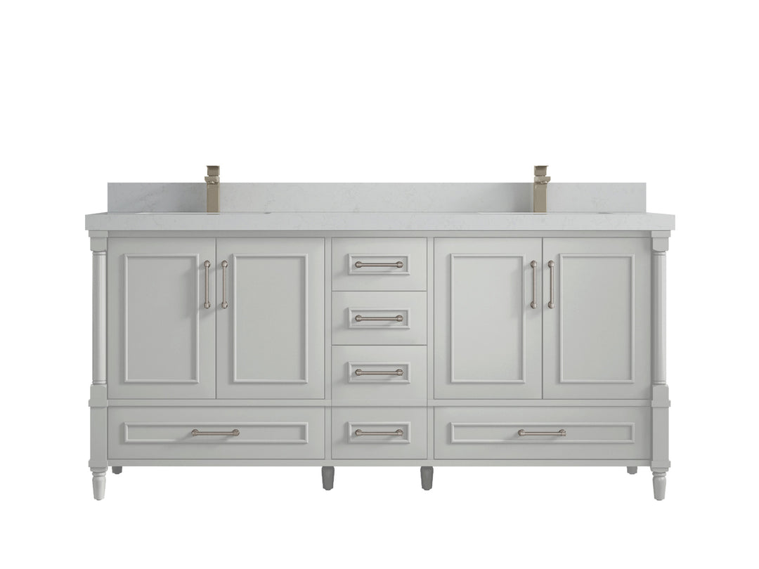 Aberdeen 72 in. W x 22 in. D Double Sink Bathroom Vanity