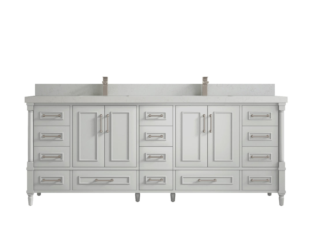 Aberdeen 84 in. W x 22 in. D Double Sink Bathroom Vanity