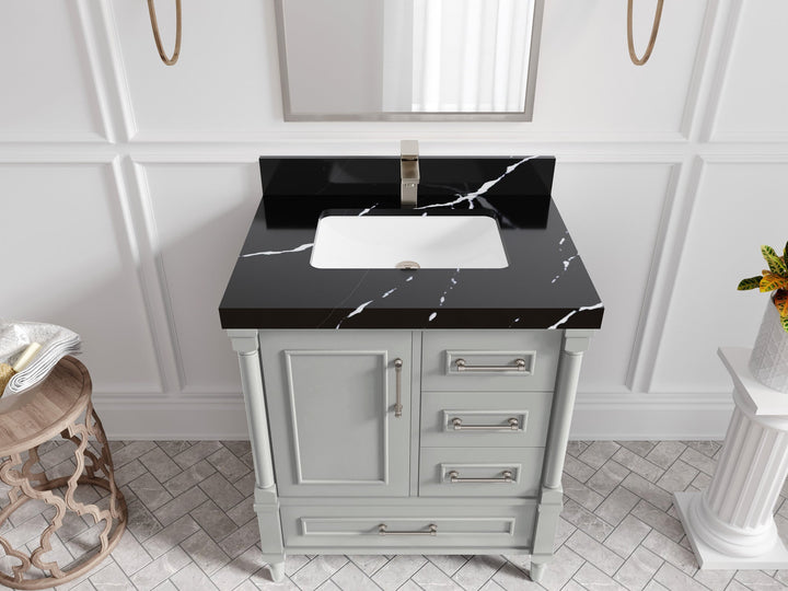 Aberdeen 30 in. W x 22 in. D Single Sink Bathroom Vanity - photo 9