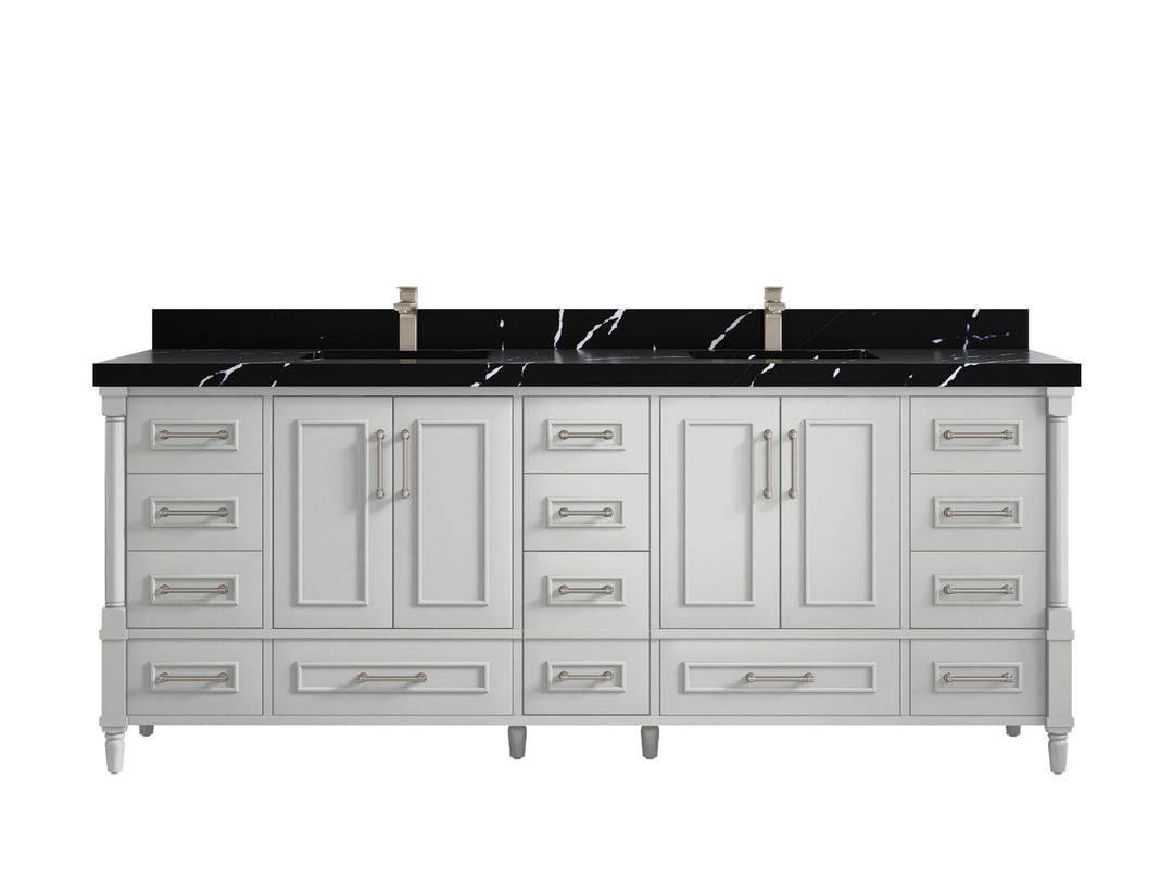 Aberdeen 84 in. W x 22 in. D Double Sink Bathroom Vanity