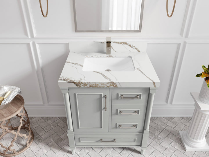 Aberdeen 30 in. W x 22 in. D Single Sink Bathroom Vanity - photo 11