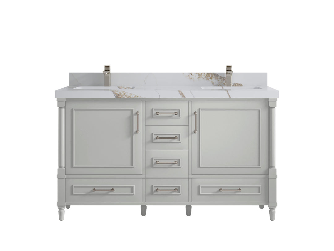 Aberdeen 60 in. W x 22 in. D Double Sink Bathroom Vanity