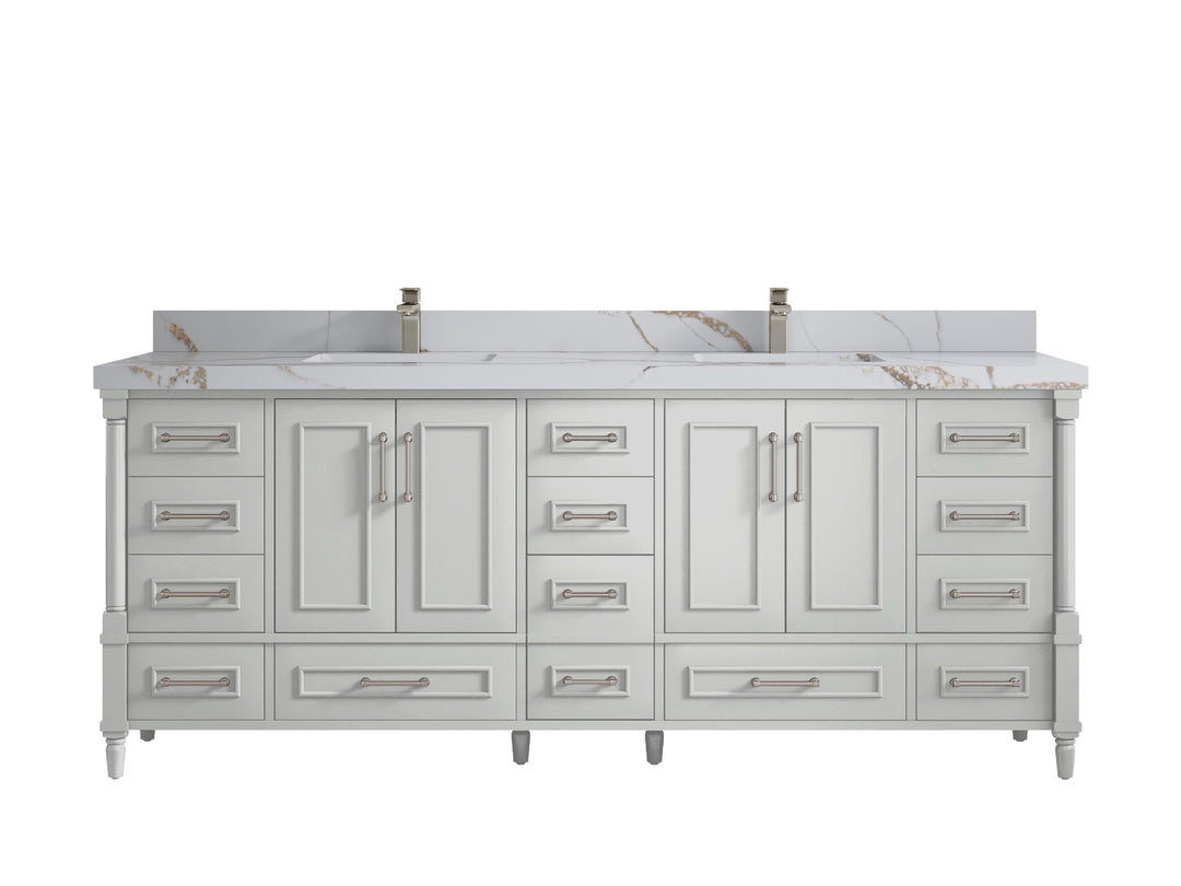 Aberdeen 84 in. W x 22 in. D Double Sink Bathroom Vanity