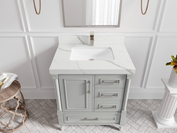 Aberdeen 30 in. W x 22 in. D Single Sink Bathroom Vanity - photo 15