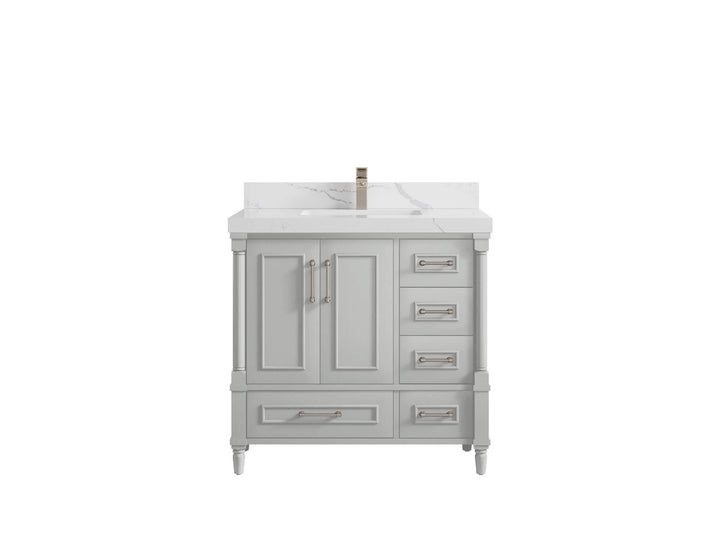 Aberdeen 36 in. W x 22 in. D Center Sink Bathroom Vanity - photo 1