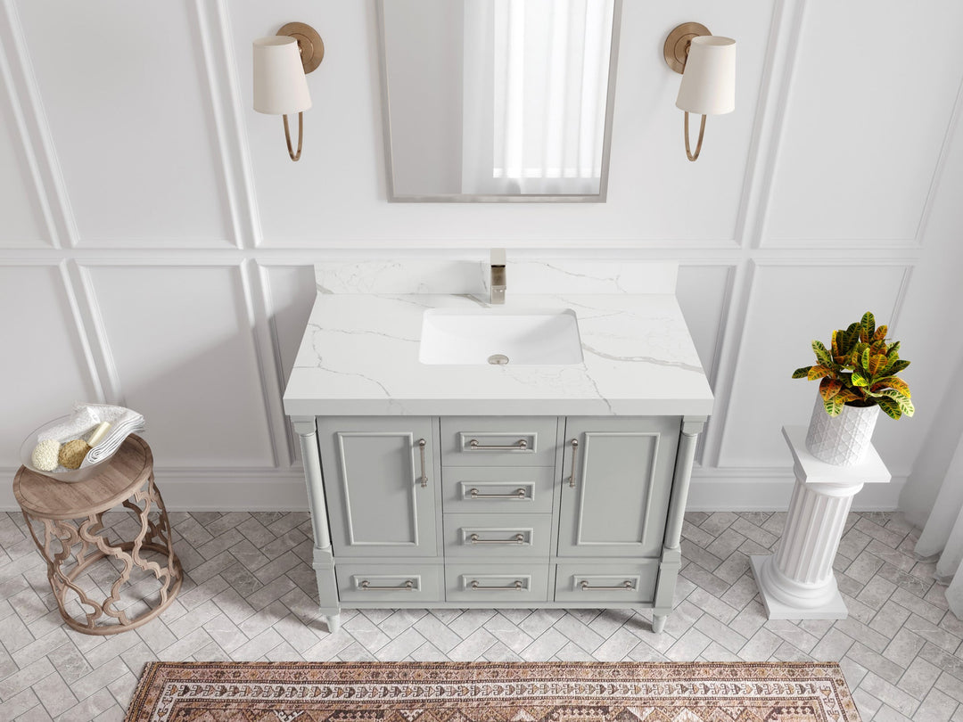 Aberdeen 42 in. W x 22 in. D Single Sink Bathroom Vanity