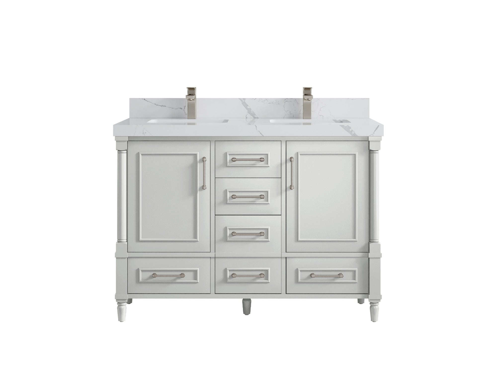 Aberdeen 48 in. W x 22 in. D Double Sink Bathroom Vanity