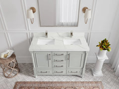 Aberdeen 48 in. W x 22 in. D Double Sink Bathroom Vanity - photo 10