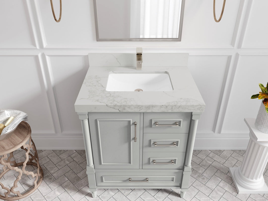 Aberdeen 30 in. W x 22 in. D Single Sink Bathroom Vanity