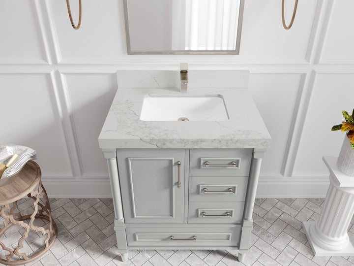 Aberdeen 30 in. W x 22 in. D Single Sink Bathroom Vanity - photo 13