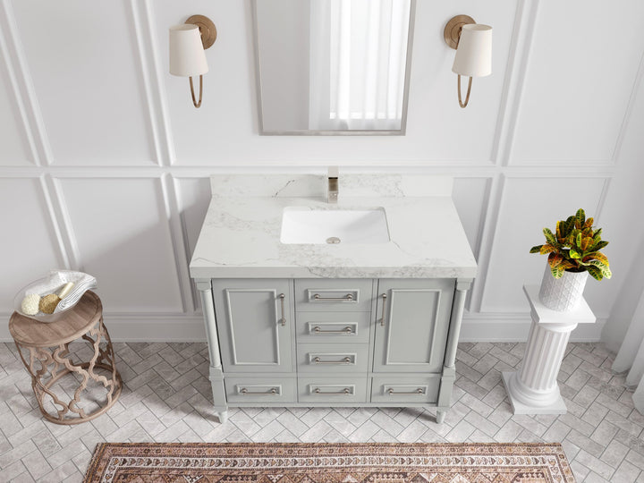 Aberdeen 42 in. W x 22 in. D Single Sink Bathroom Vanity - photo 22