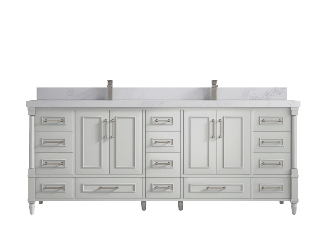 Aberdeen 84 in. W x 22 in. D Double Sink Bathroom Vanity