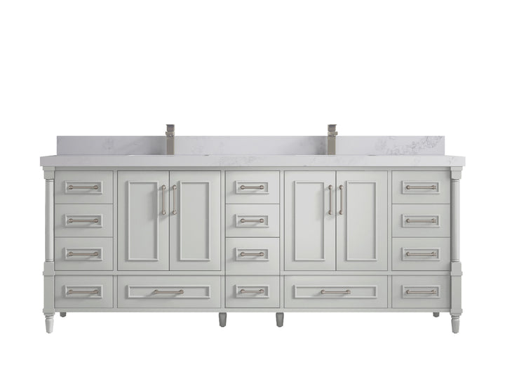 Aberdeen 84 in. W x 22 in. D Double Sink Bathroom Vanity - photo 14