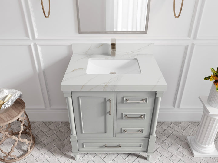 Aberdeen 30 in. W x 22 in. D Single Sink Bathroom Vanity - photo 17