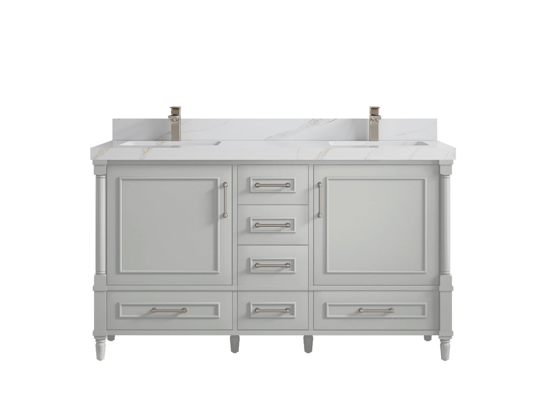Aberdeen 60 in. W x 22 in. D Double Sink Bathroom Vanity