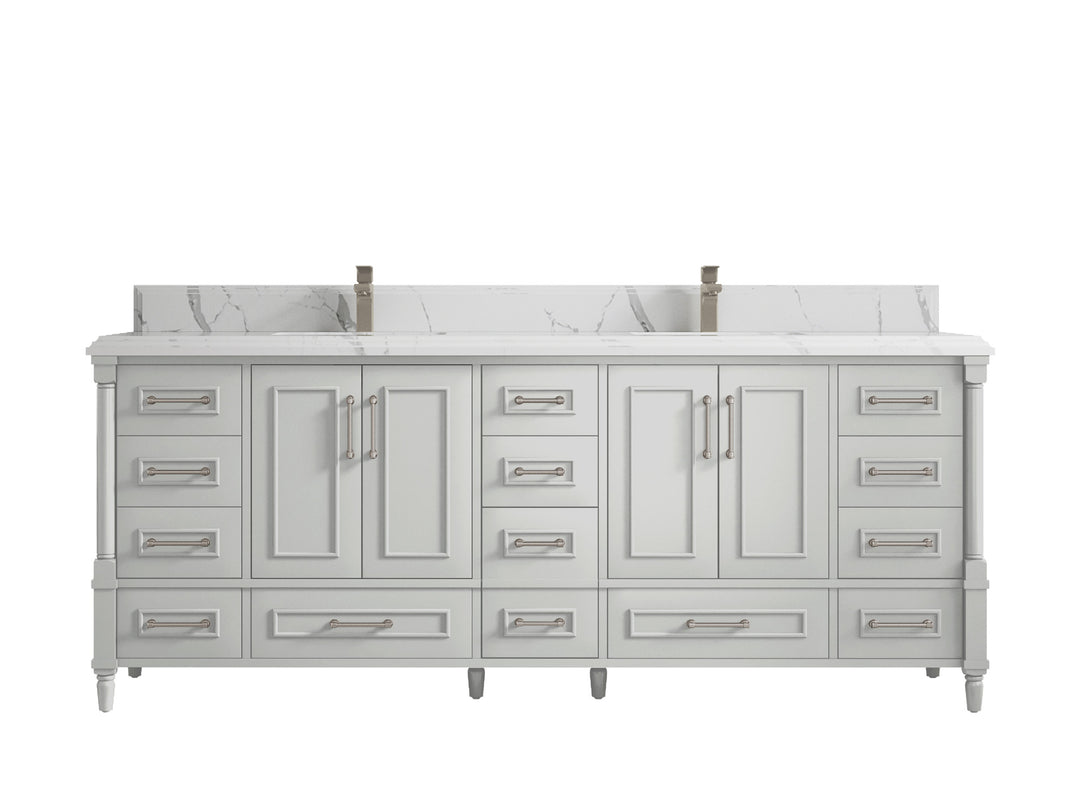Aberdeen 84 in. W x 22 in. D Double Sink Bathroom Vanity