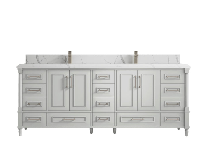 Aberdeen 84 in. W x 22 in. D Double Sink Bathroom Vanity - photo 22