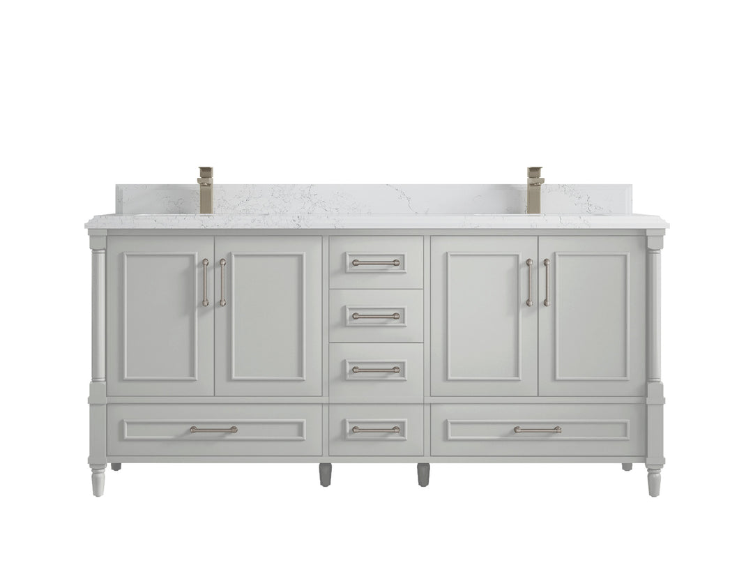 Aberdeen 72 in. W x 22 in. D Double Sink Bathroom Vanity