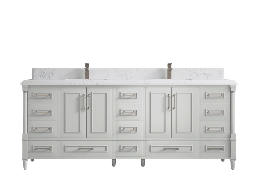 Aberdeen 84 in. W x 22 in. D Double Sink Bathroom Vanity