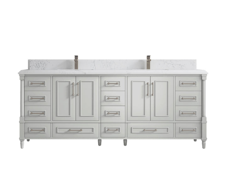 Aberdeen 84 in. W x 22 in. D Double Sink Bathroom Vanity - photo 24