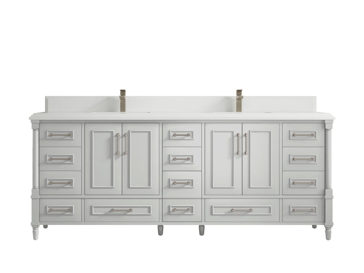 Aberdeen 84 in. W x 22 in. D Double Sink Bathroom Vanity - photo 26