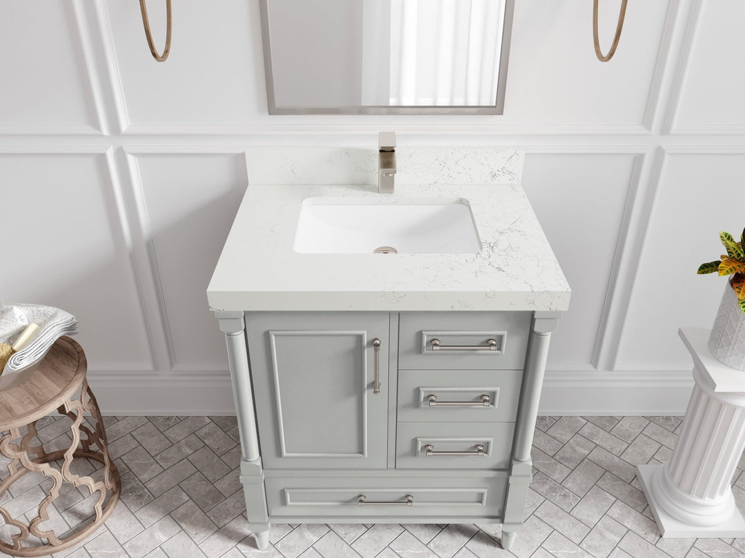 Aberdeen 30 in. W x 22 in. D Single Sink Bathroom Vanity
