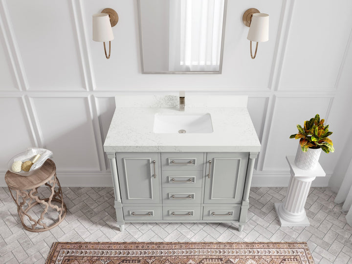 Aberdeen 42 in. W x 22 in. D Single Sink Bathroom Vanity - photo 26