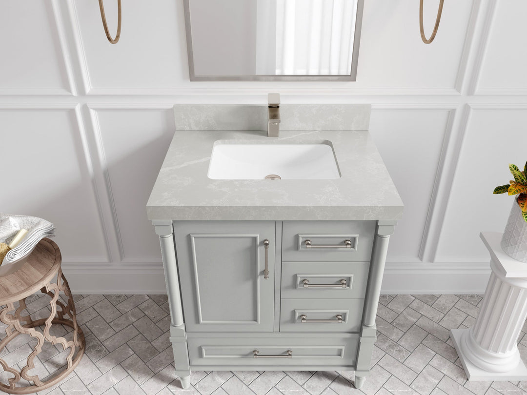 Aberdeen 30 in. W x 22 in. D Single Sink Bathroom Vanity