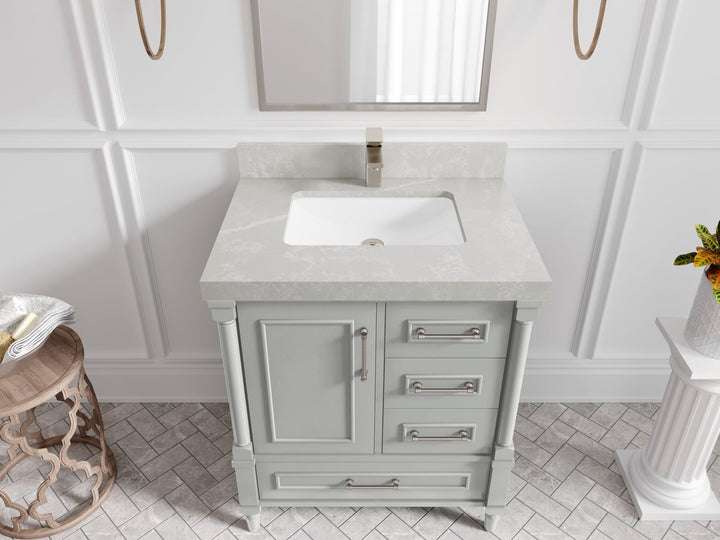 Aberdeen 30 in. W x 22 in. D Single Sink Bathroom Vanity - photo 31