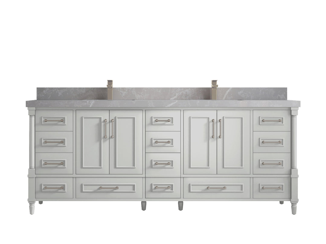 Aberdeen 84 in. W x 22 in. D Double Sink Bathroom Vanity