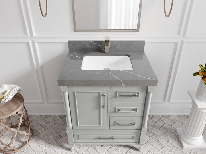 Aberdeen 30 in. W x 22 in. D Single Sink Bathroom Vanity - photo 33