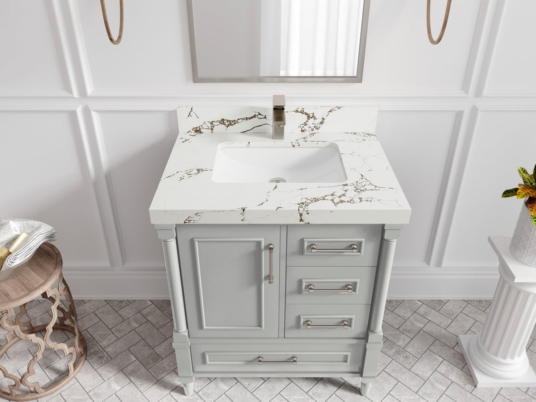 Aberdeen 30 in. W x 22 in. D Single Sink Bathroom Vanity