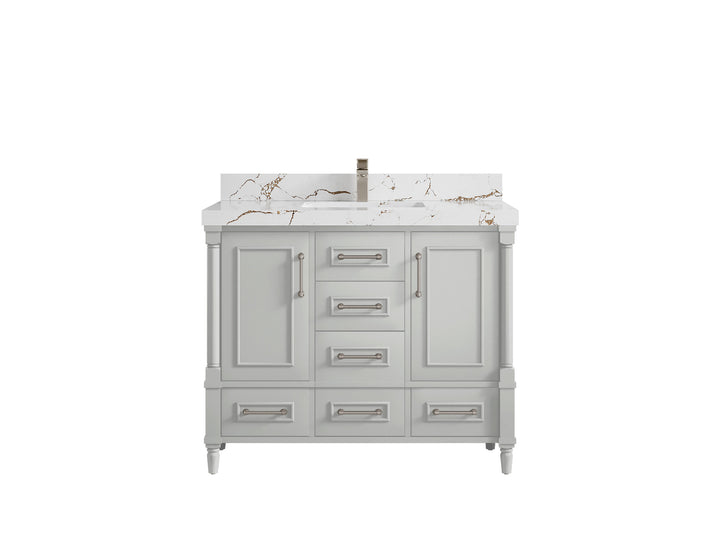 Aberdeen 42 in. W x 22 in. D Single Sink Bathroom Vanity - photo 36