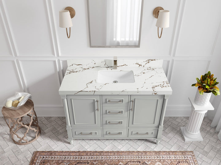 Aberdeen 48 in. W x 22 in. D Single Sink Bathroom Vanity - photo 34