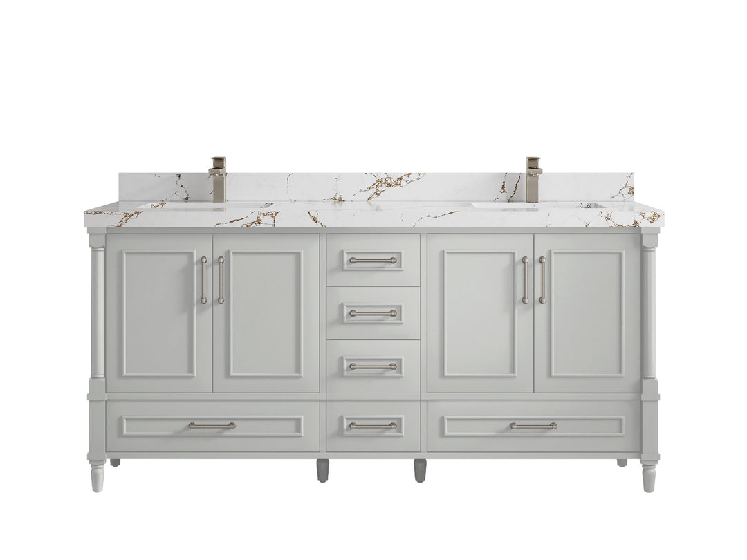 Aberdeen 72 in. W x 22 in. D Double Sink Bathroom Vanity